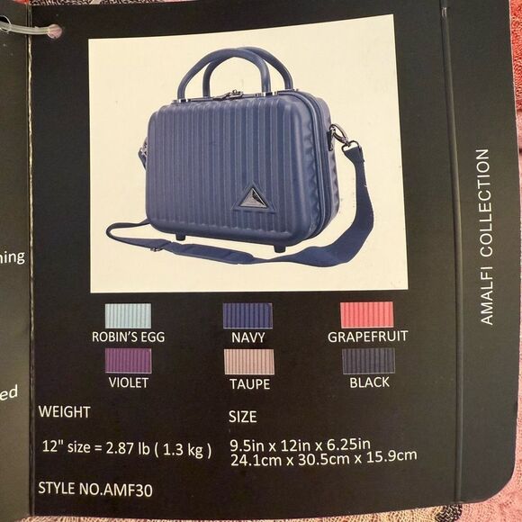 NWT Triforce Elite Performance Travelware Hard Shell Matte Black Beauty Case 12" - Picture 10 of 12